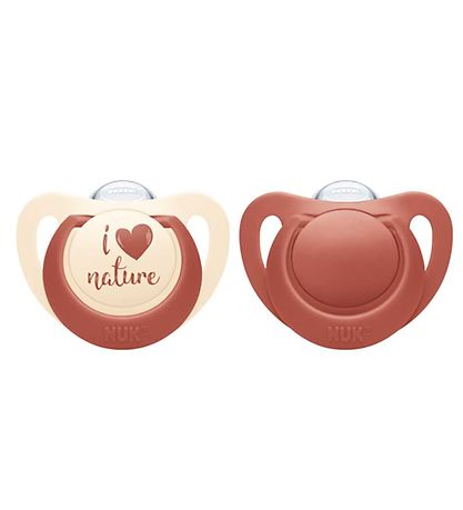 Nuk Sutter - For Nature - 2-pak - R?d