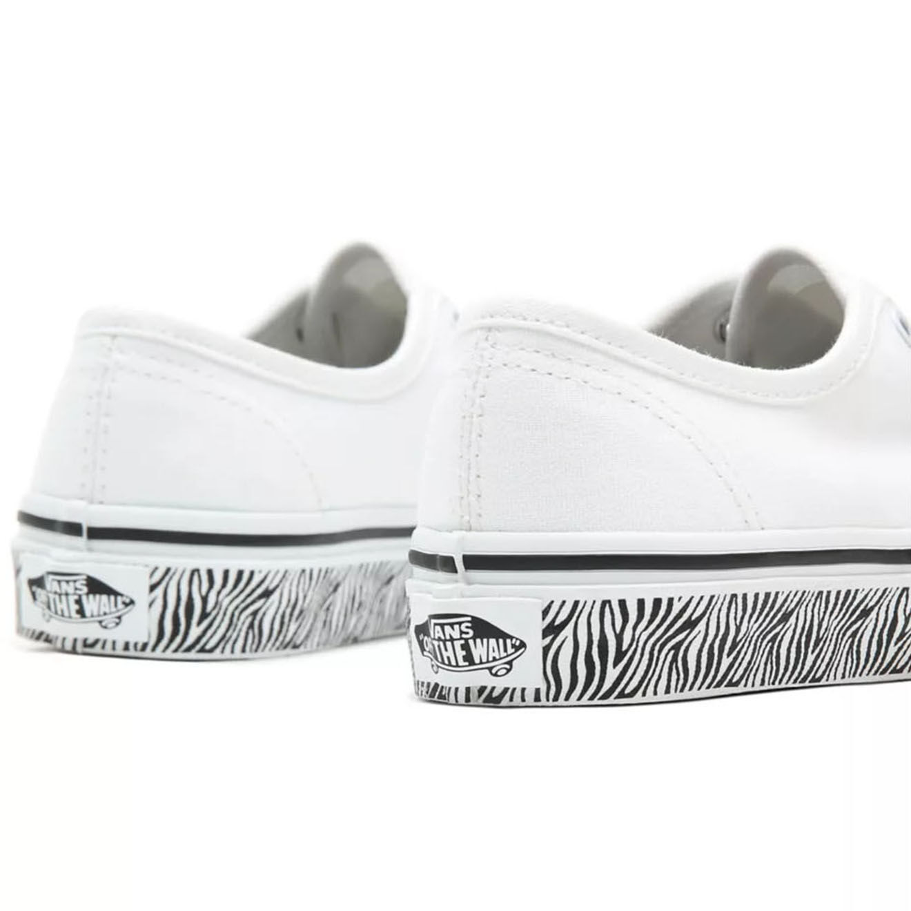 Vans Sneakers en Toile Authentic Animal Sidewall blanches