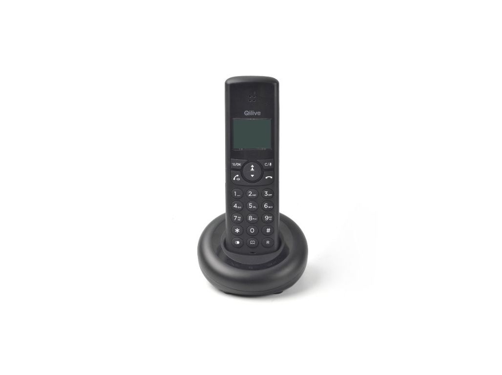 TELEFONE S/FIOS QILIVE Q.4902 DIGITAL PRETO