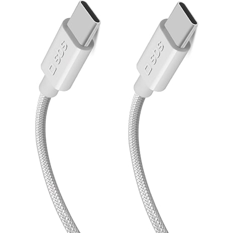 SBS USB-C kabel 1,5 meter - hvid