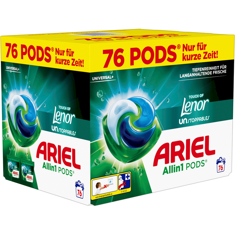 Ariel Waschmittel Pods All-in-1 Color, 76 Pods