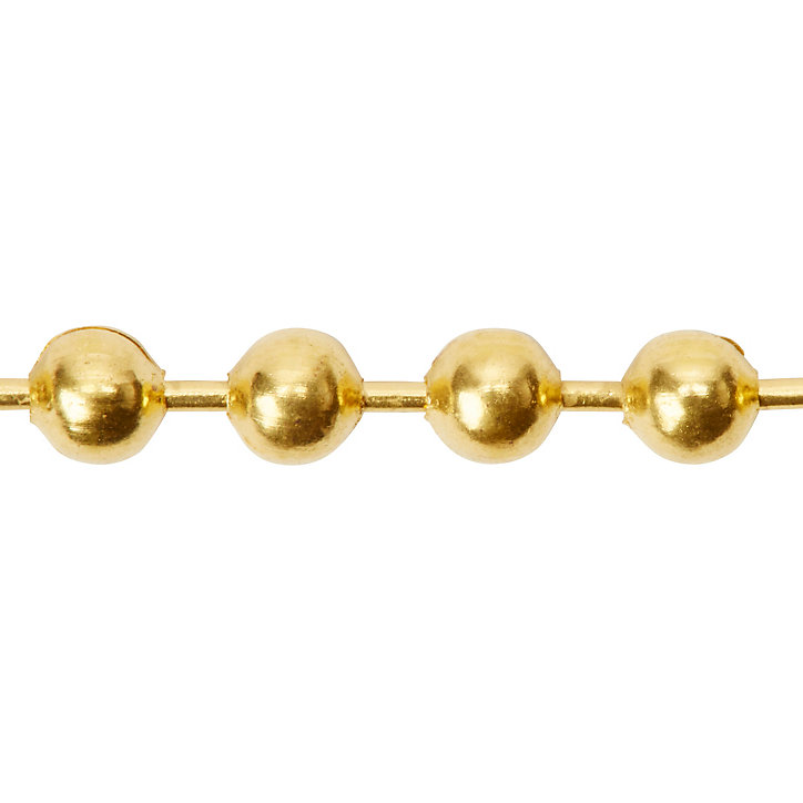 Chaîne boule en laiton Diall ø2 mm, 2.5 m