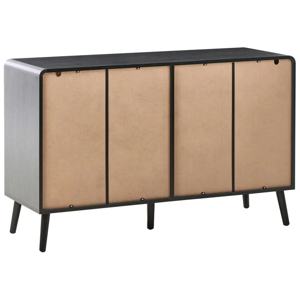 MOURA - Ladekast 6 lades - Zwart - MDF