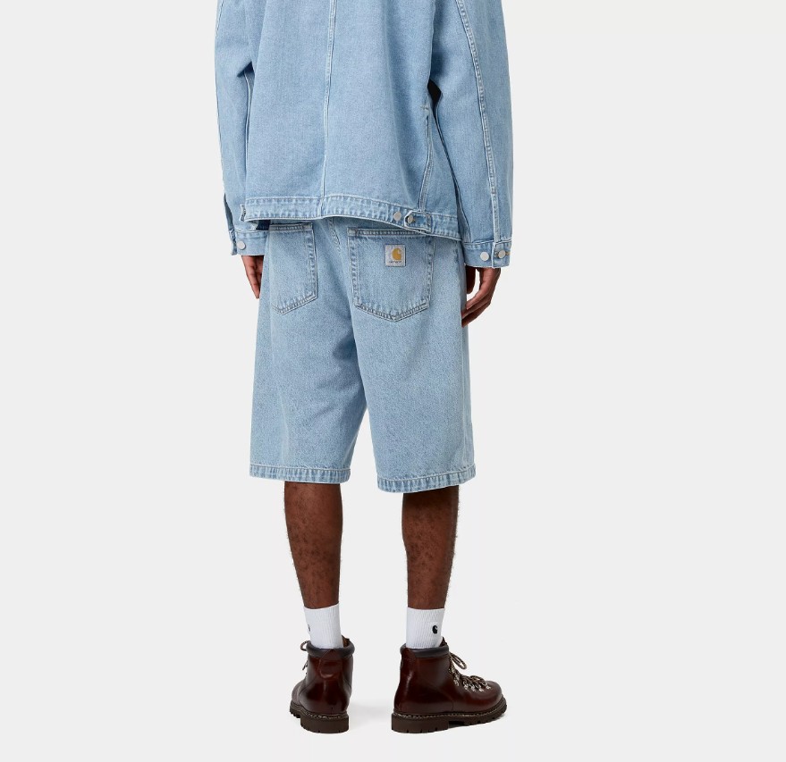Carhartt WIP Landon Short Black Heavy Stone Wash