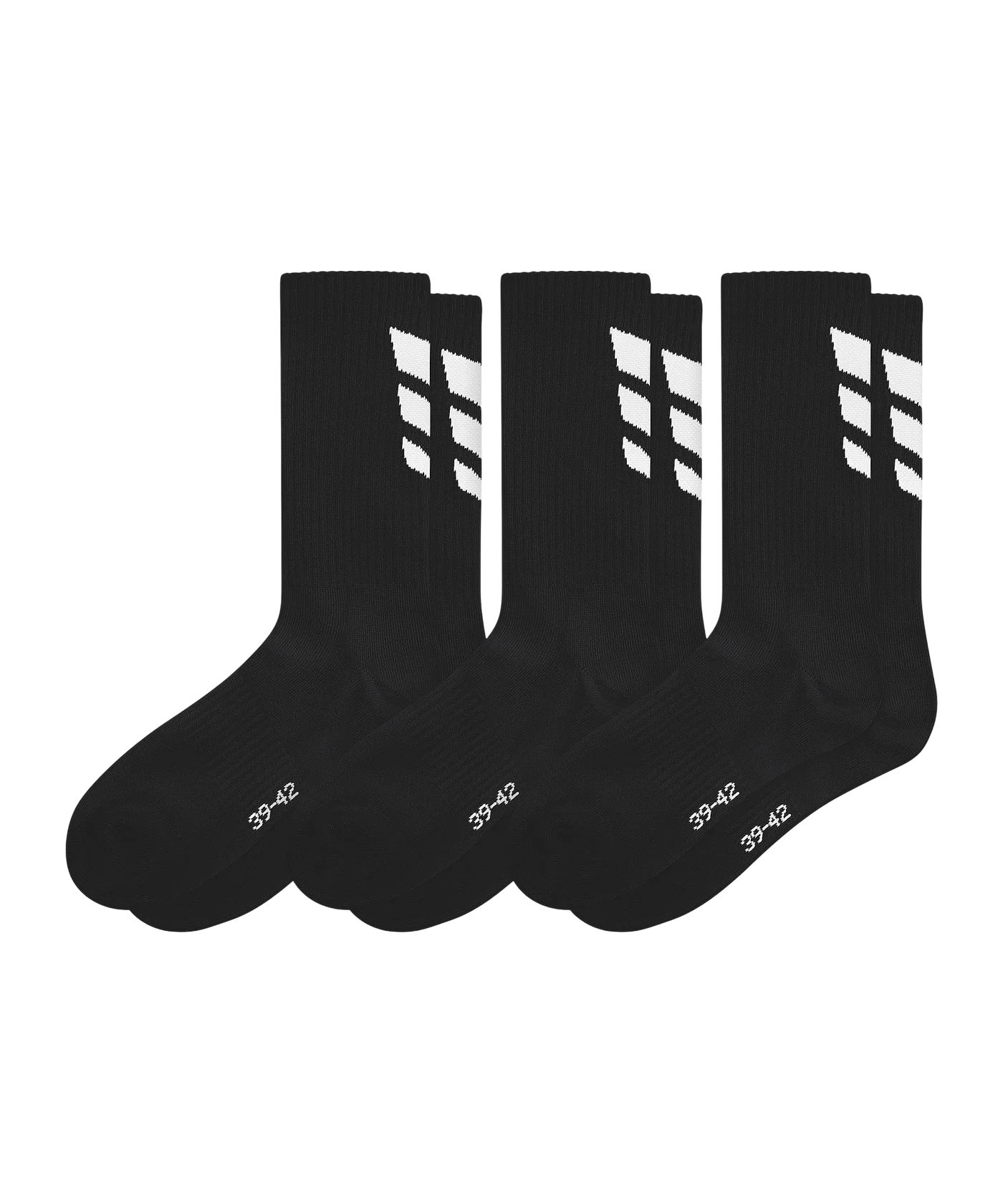 Erima 3 Wings 3Pack Socken Schwarz Fschwarz