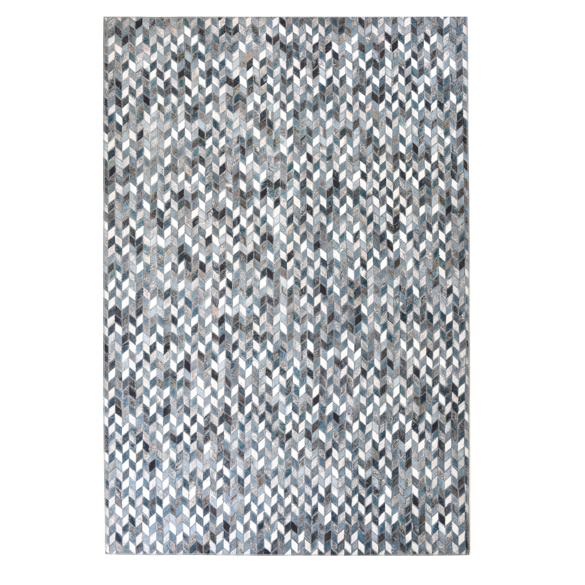 Teppich - blau-multicolor - 80x150 cm