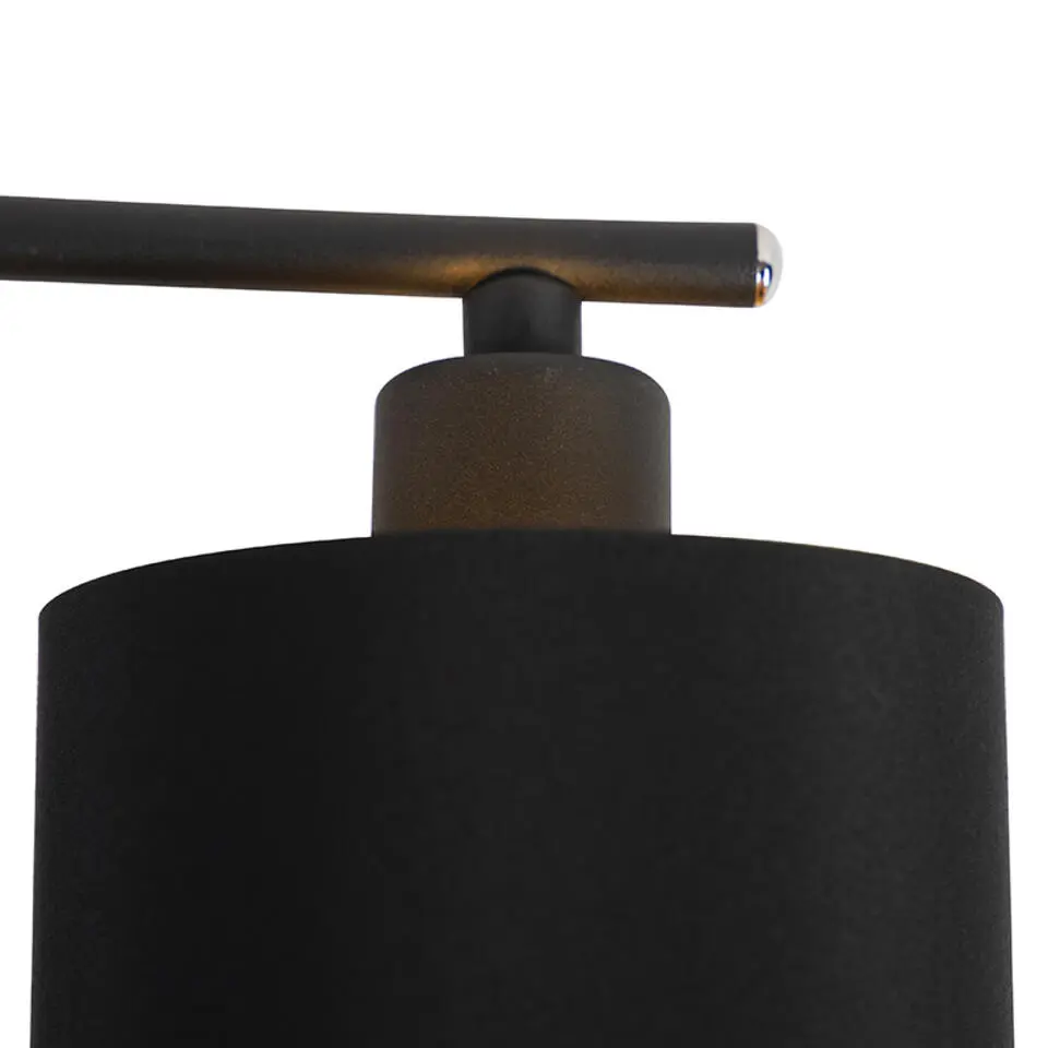 Qazqa opbouwspots lofty zwart e14