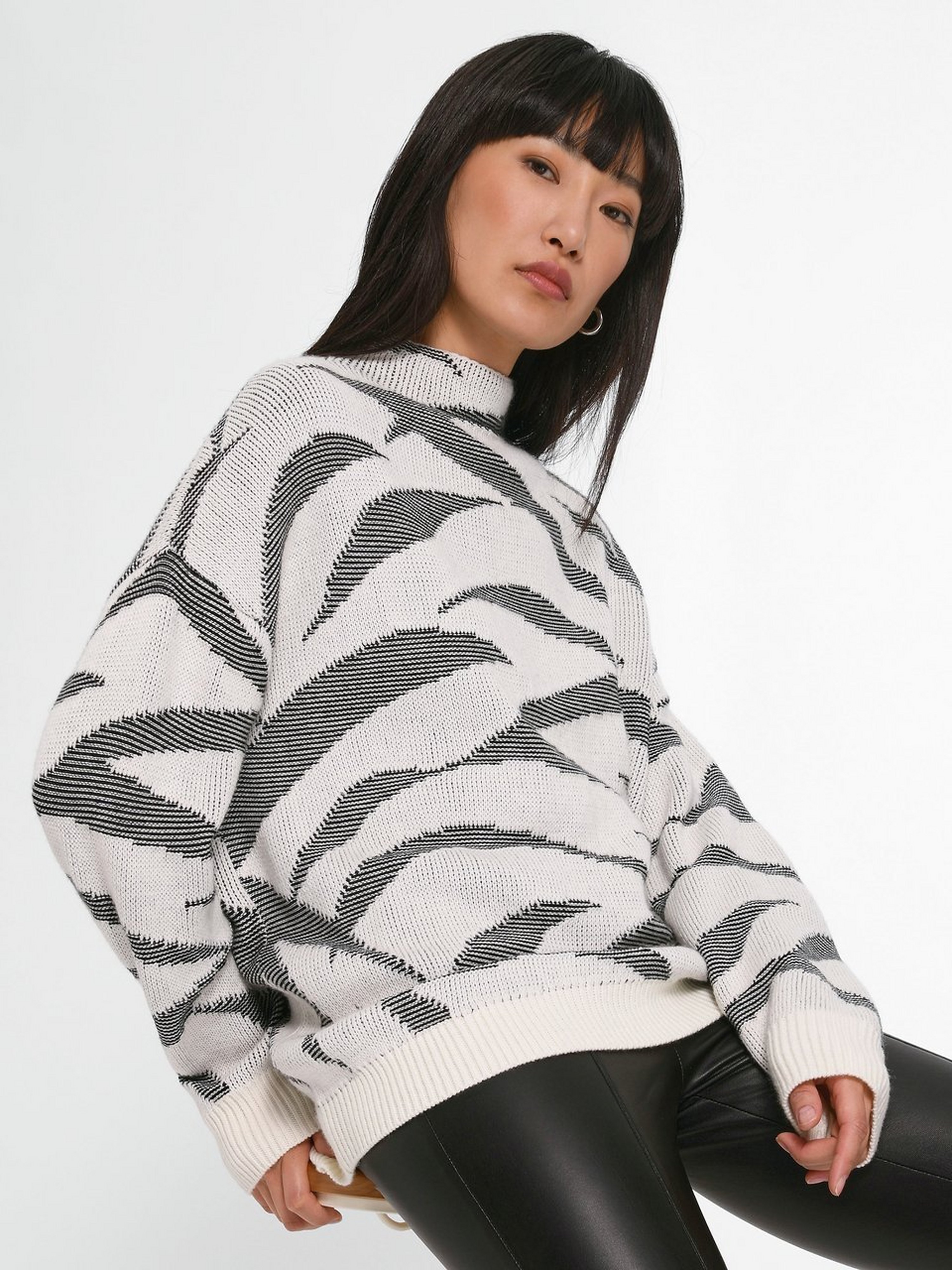 Strickpullover in Oversized-­Form