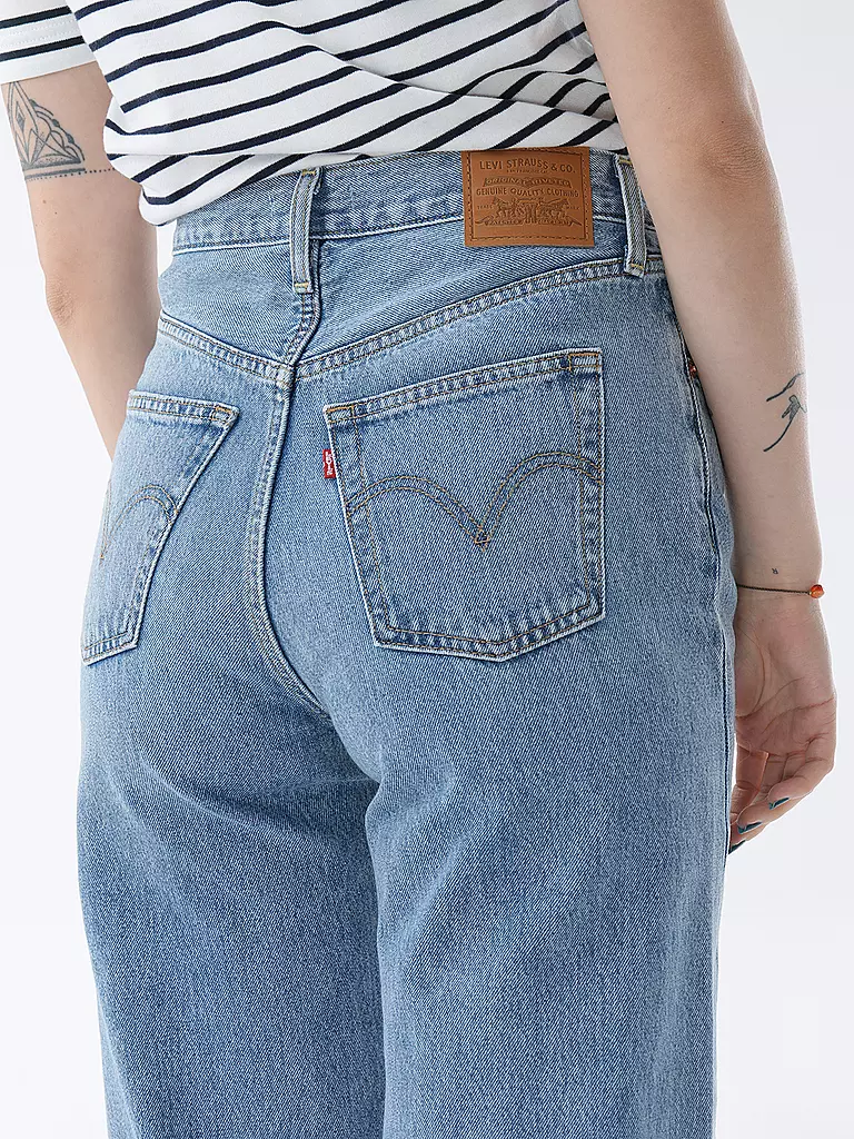 LEVI'S® Jeans Wide Leg RIBCAGE hellblau