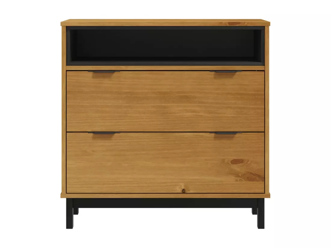 Commode FLAM 80x40x80 cm bois de pin massif