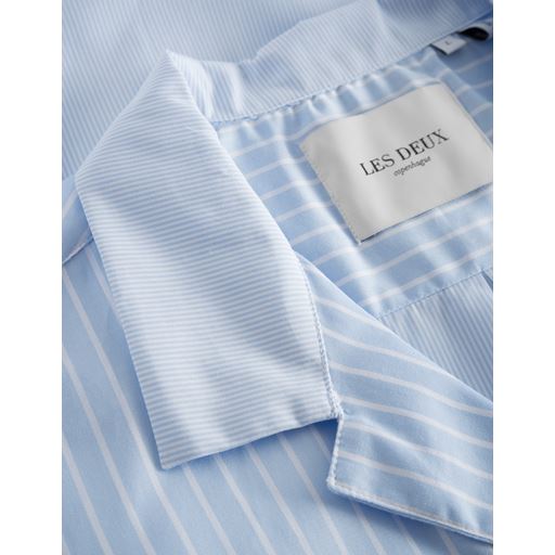 Les Deux Leland Poplin Skjorte, Lyseblå, L