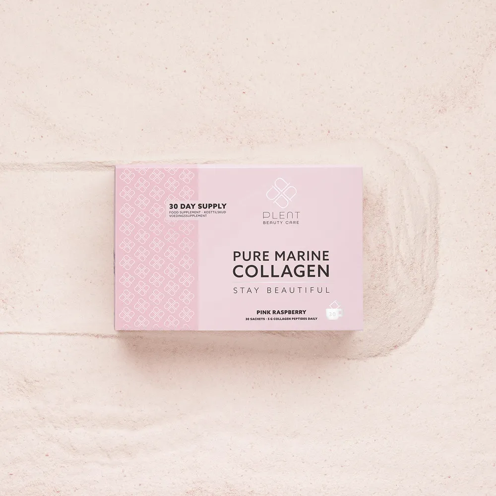 Plent Pure Marine Collagen Pink Raspberry - 30 sachets