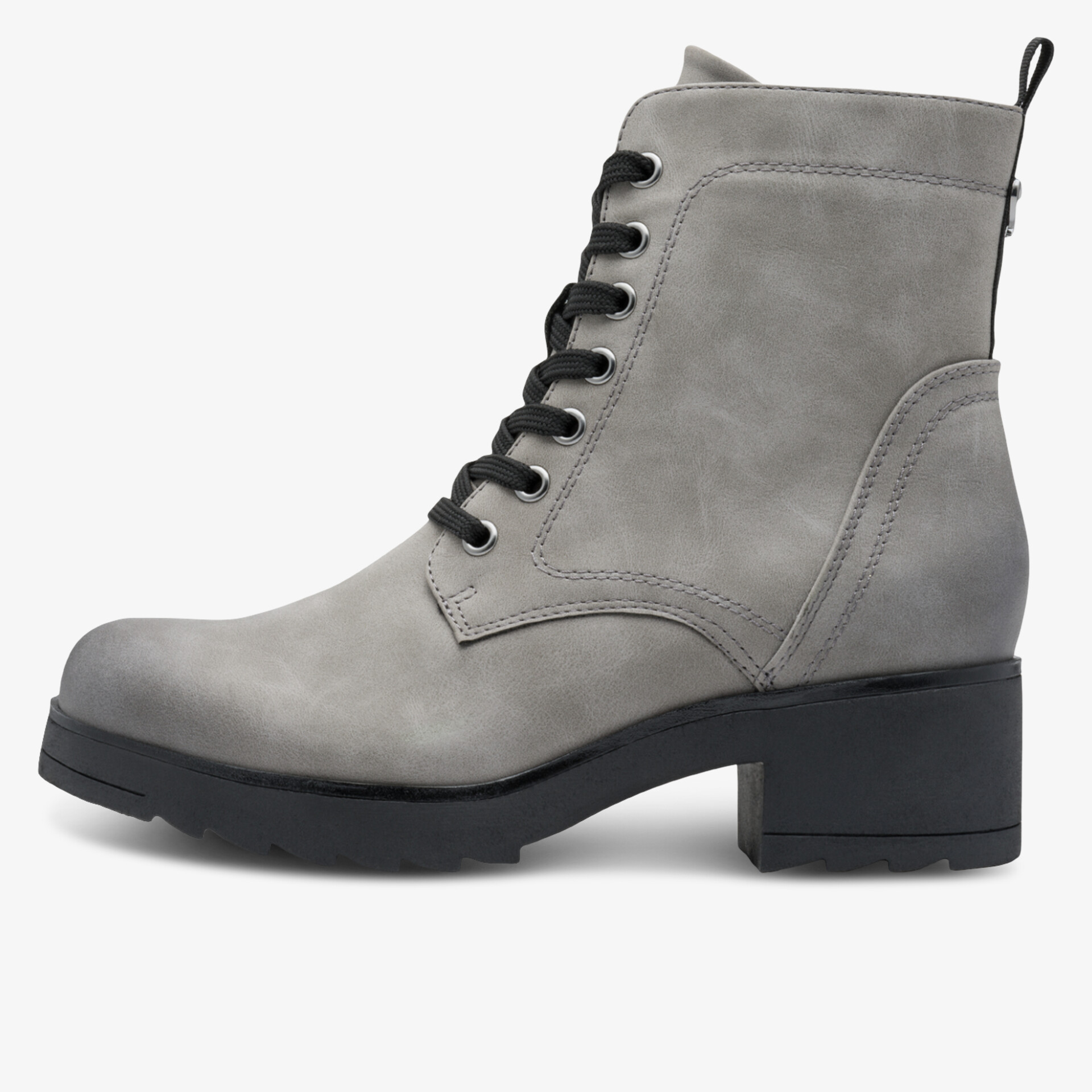 MARCO TOZZI Damen Schnürstiefeletten grau