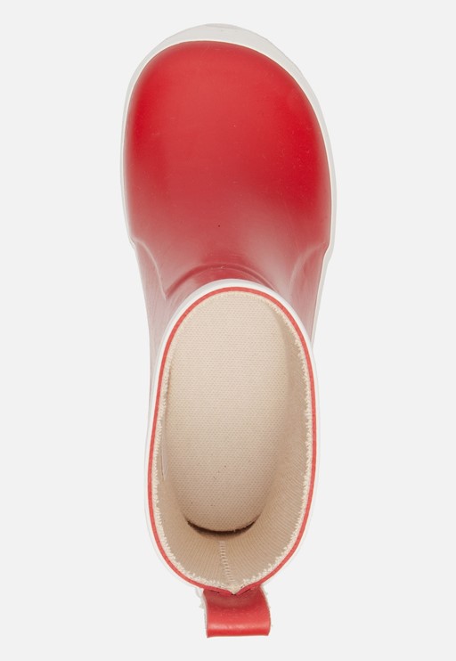 Bergstein Chelseaboot regenlaarzen rood Rubber