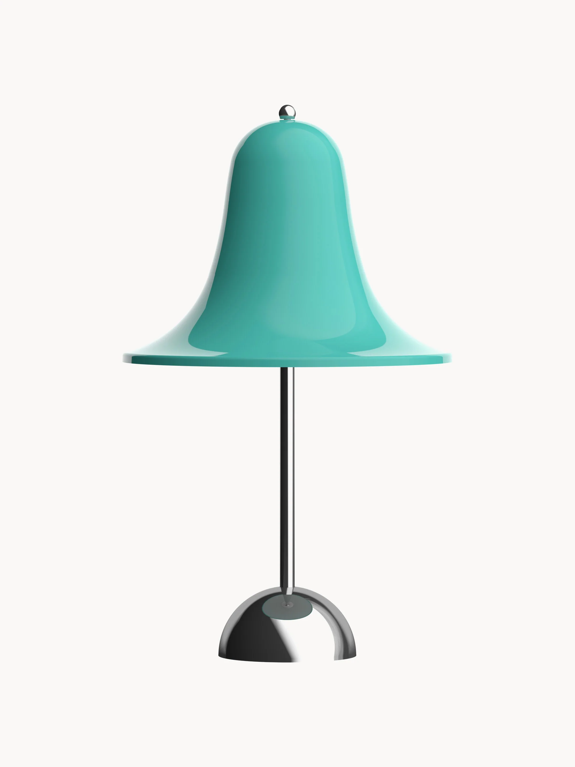 Kleine draagbare dimbare LED-tafellamp Pantop, Design Verner Panton