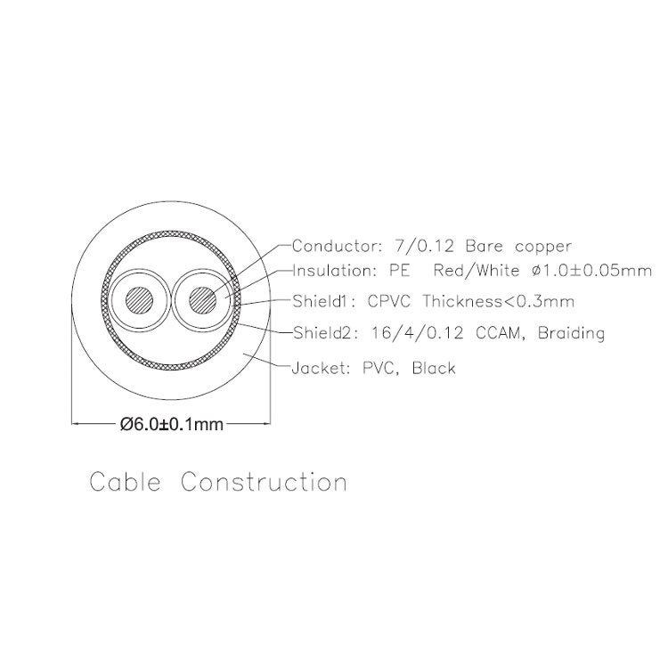 Procab CLA901 Classic XLR male - XLR female kabel 10m