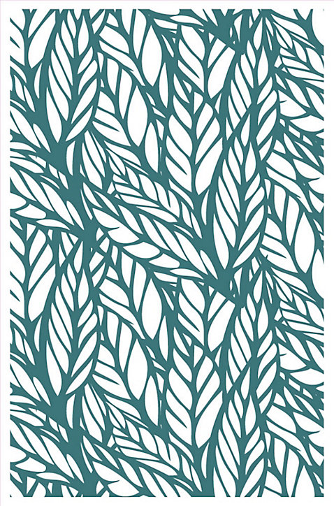 Tapis vinyle Jungle bleu 98 x 148,5 cm