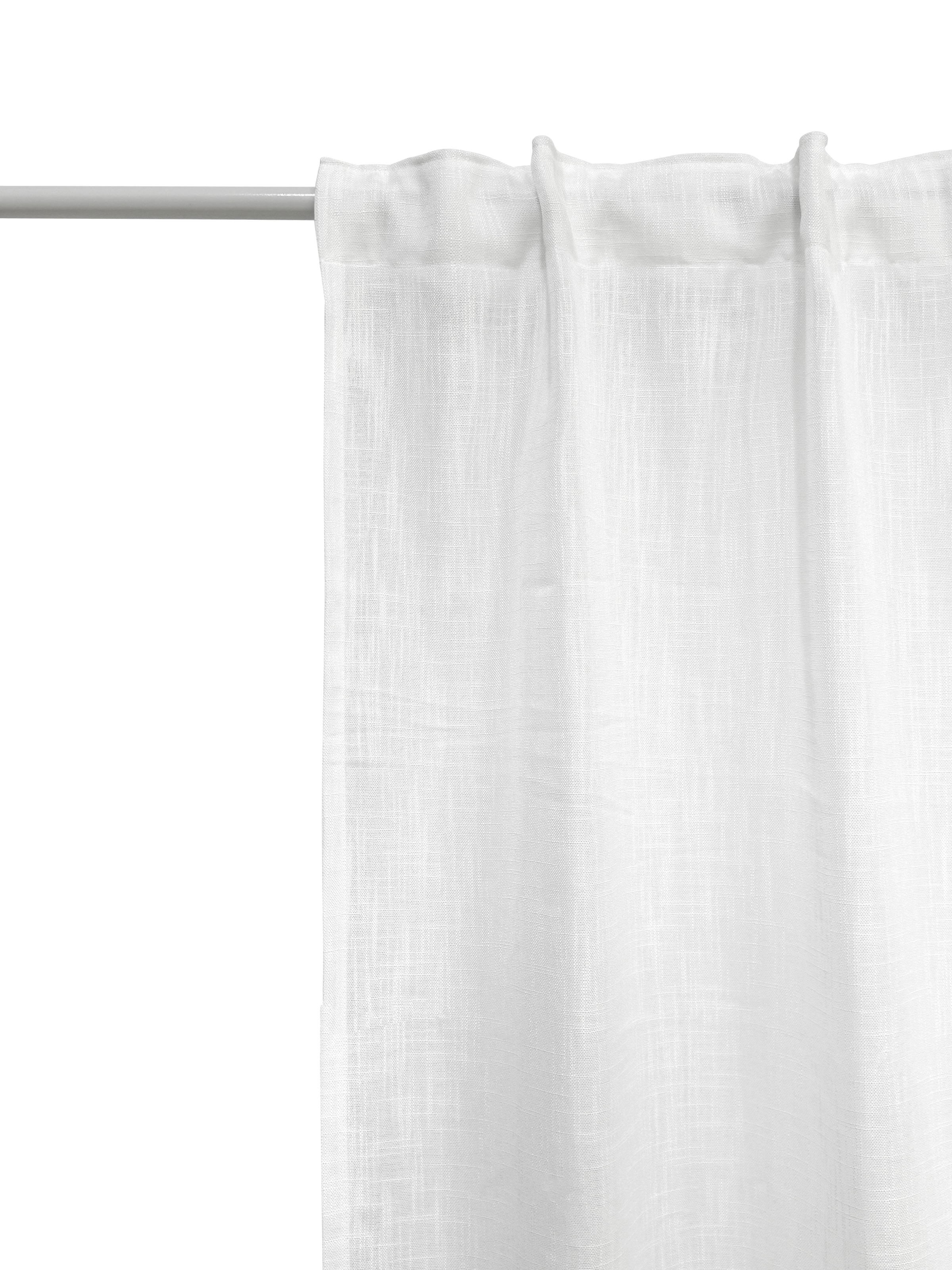 andas Gardine »Tursik« Faltenband 1 Stk. tlg. Blickdicht, Leinenlook, Polyester