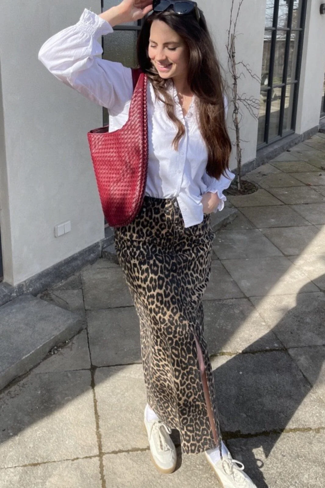 Neo Noir Frankie Leopard Skirt