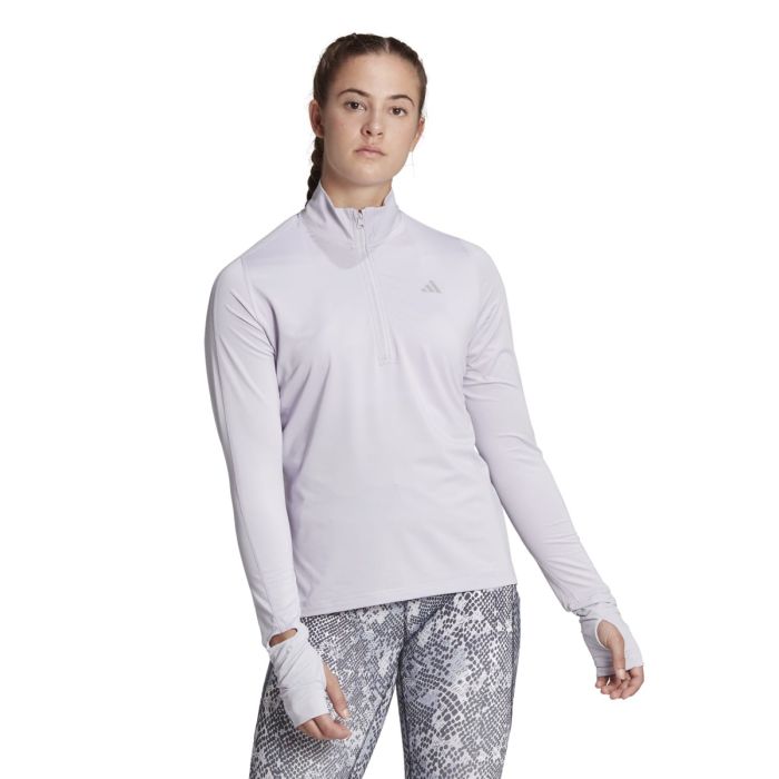 adidas Dame Jakker Fast 1/2 Zip Lilla