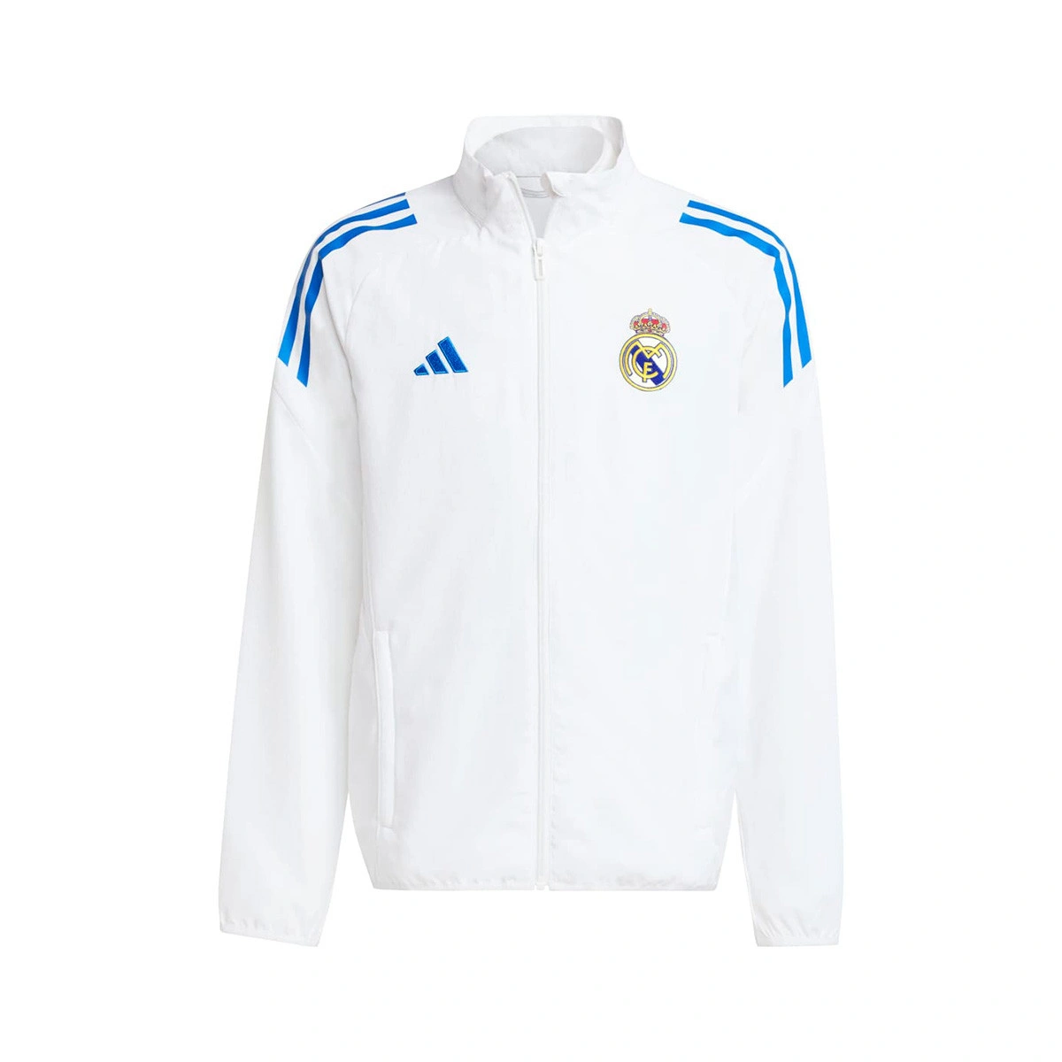 Casaco adidas Press/Travel Real Madrid 2025-2026 Criança