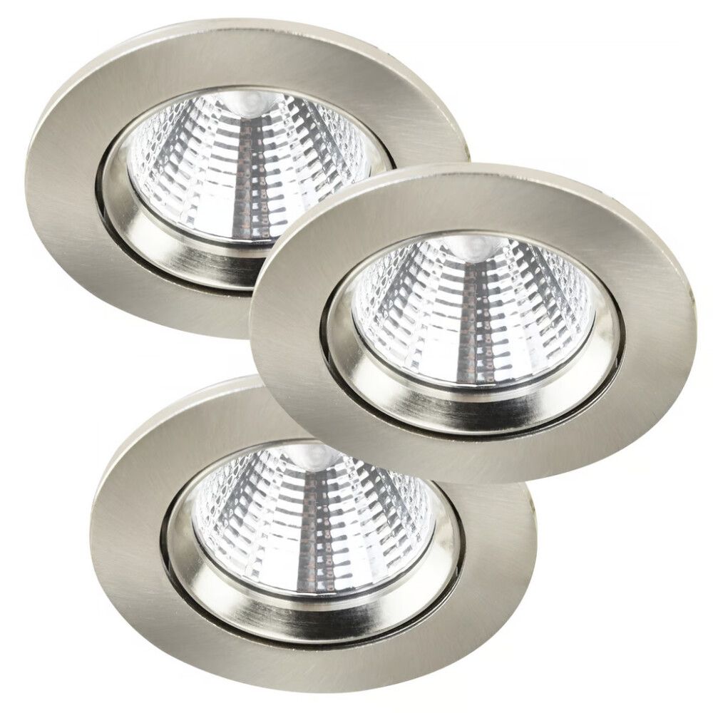 INNBYGGYGBINGSSPOTNORDLUX FREMONT 3 KIT STÅL 4,8W