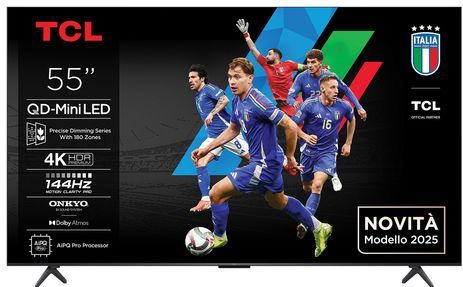TCL - C6K Series - QD-Mini LED TV - 55 inch - 4K HDR - HDMI 2.1