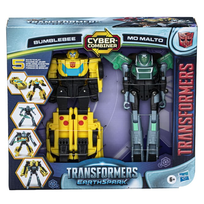Transformers - Earth Spark - Cyber-Combiner - Bumblebee und Mo Malto
