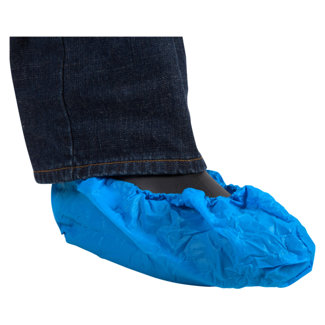 ComFort Schoenovertrek, LDPE, 15x41cm, 35my, blauw