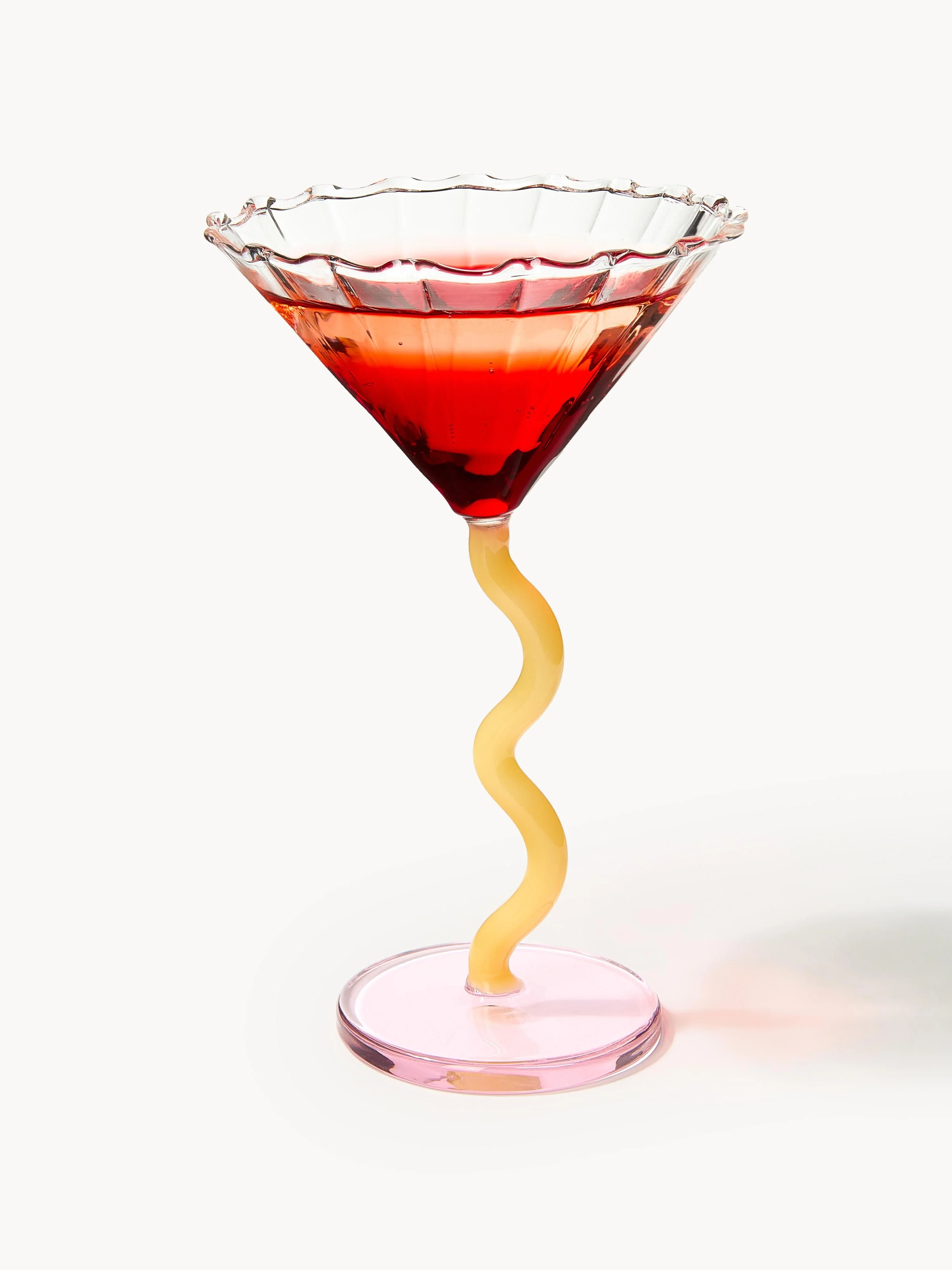 Cocktailglazen Curve van borosilicaatglas, 2-delig
