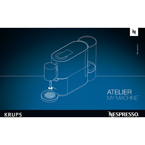 Krups Nespresso XN8908 Atelier - sort/sølv