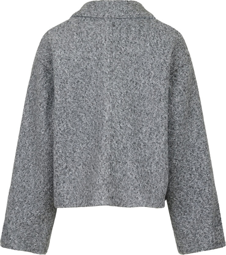 Neo Noir Sandra Soft Jacket Grey melange