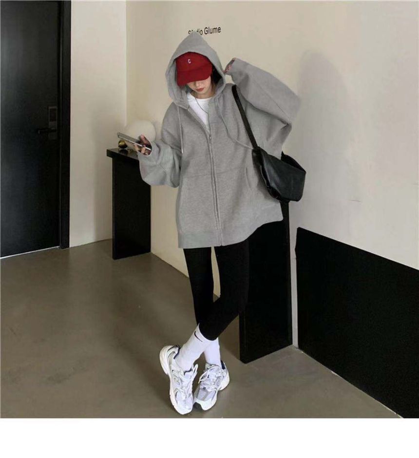 CRIBI - Oversized hoodie met rits