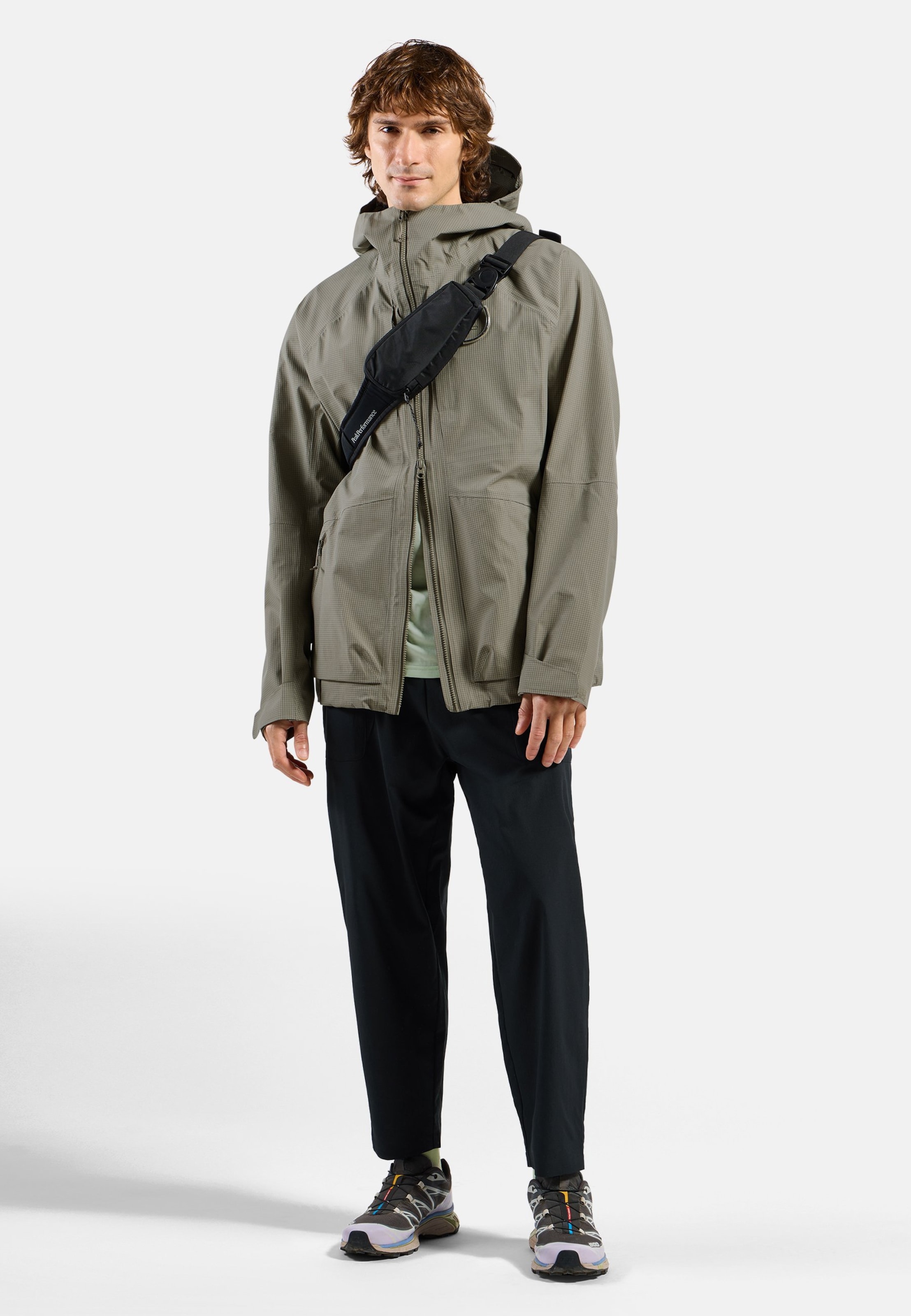 Wasserdichte Ascent 3L Hardshell-Jacke 2.0 in vetiver