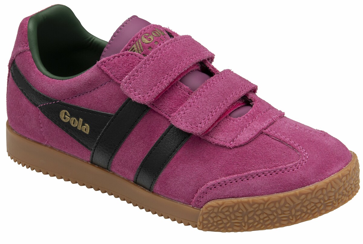 GOLA<br>Tênis de couro com tira de velcro estilo Harrier