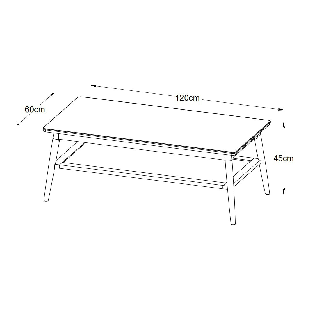 by fonQ Nomad Salontafel - Naturel Eiken