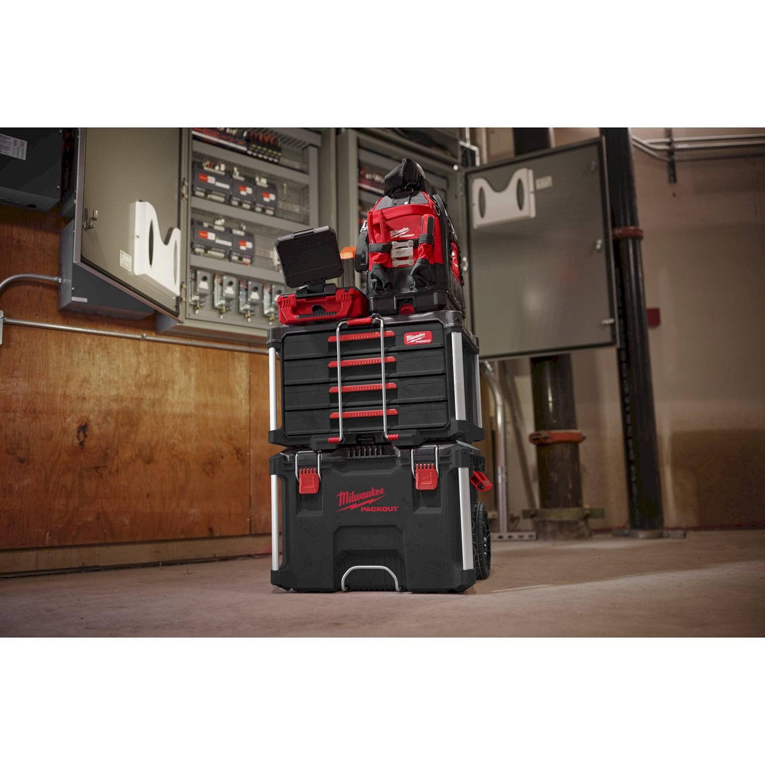Milwaukee PACKOUT™ Gereedschapskoffer met 4 lades - 4932493189