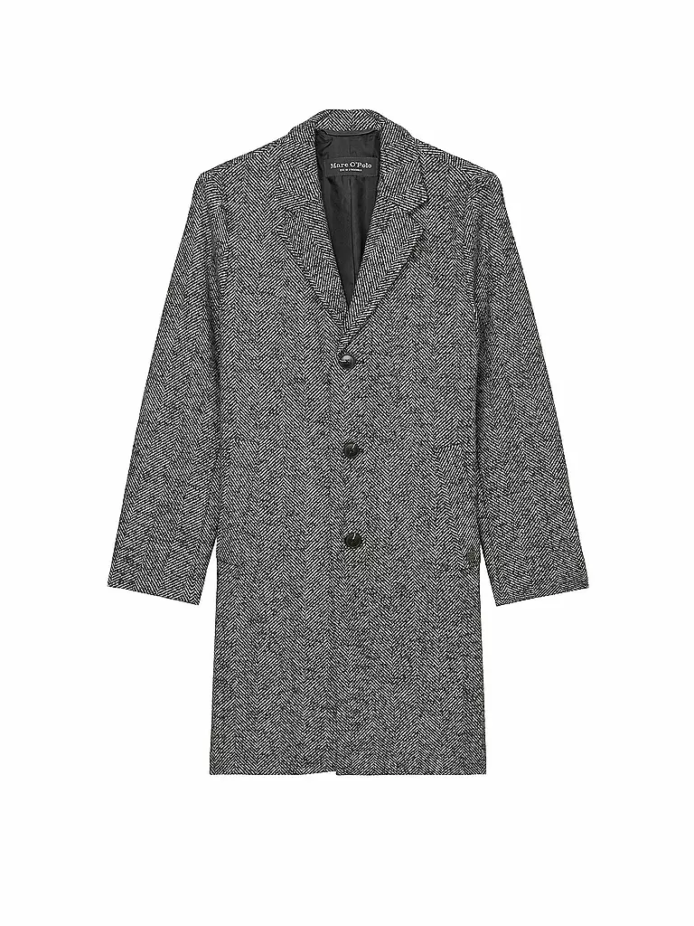 MARC O'POLO Wollmantel schwarz