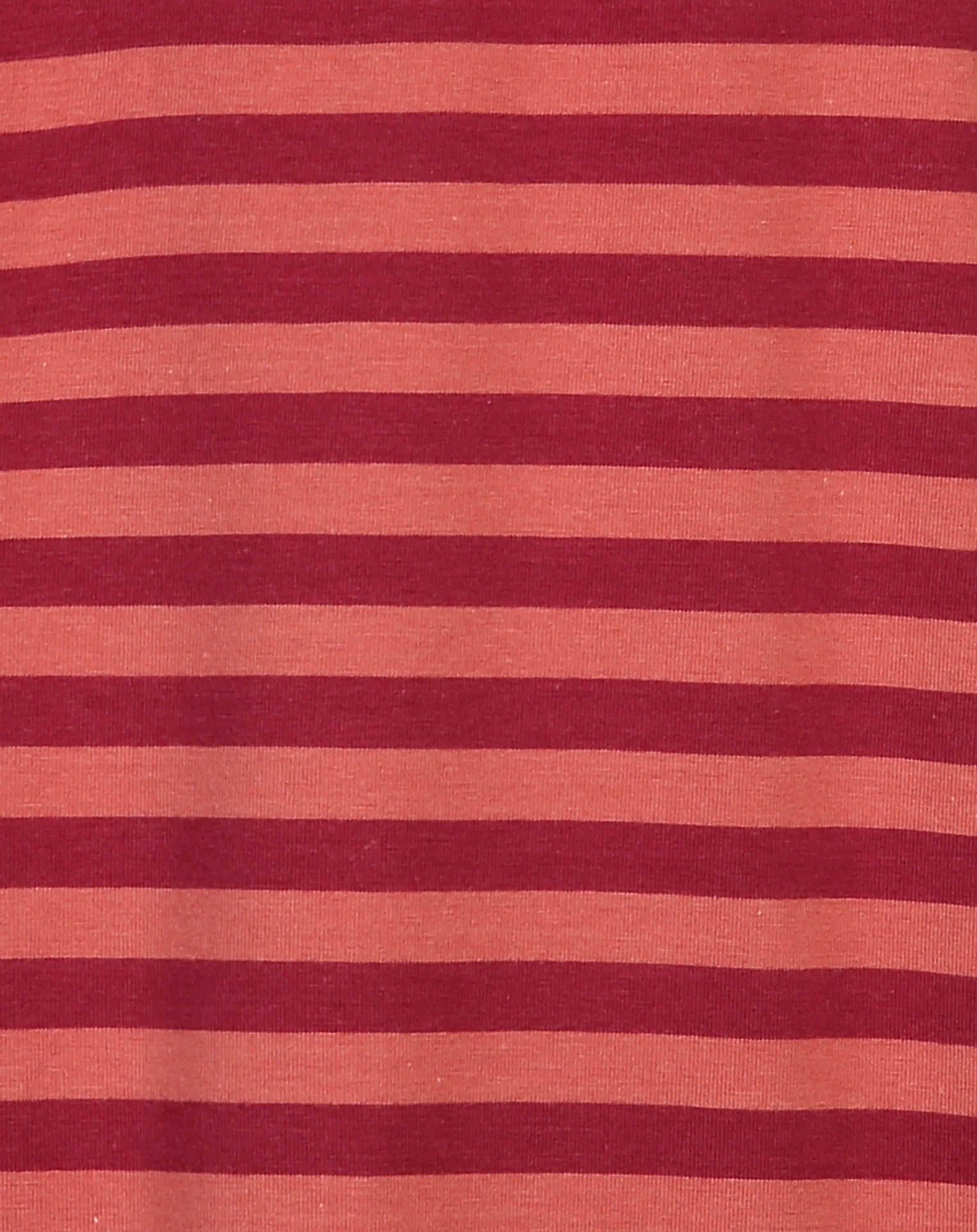 Kurzarm-Kleid MARJA gestreift in beet red