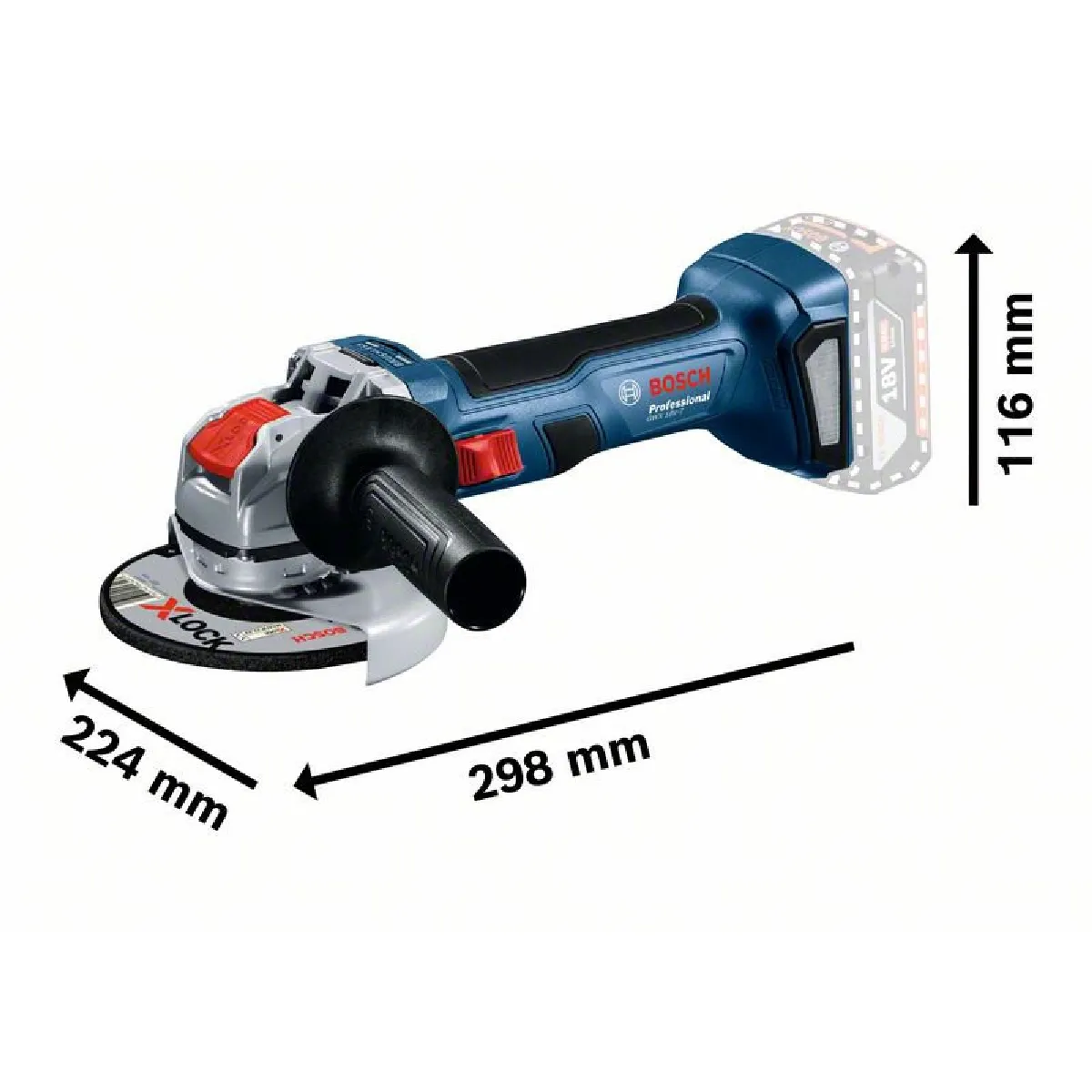 Bosch GWX 18V-7 Professional
