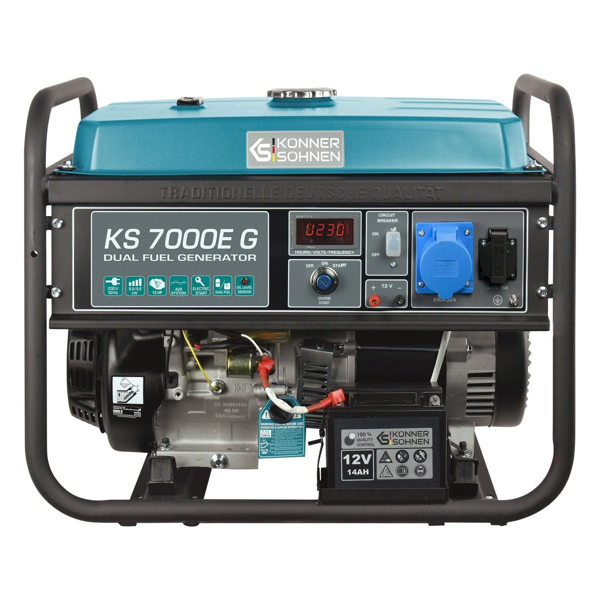 LPG/benzinegenerator KS 7000E G