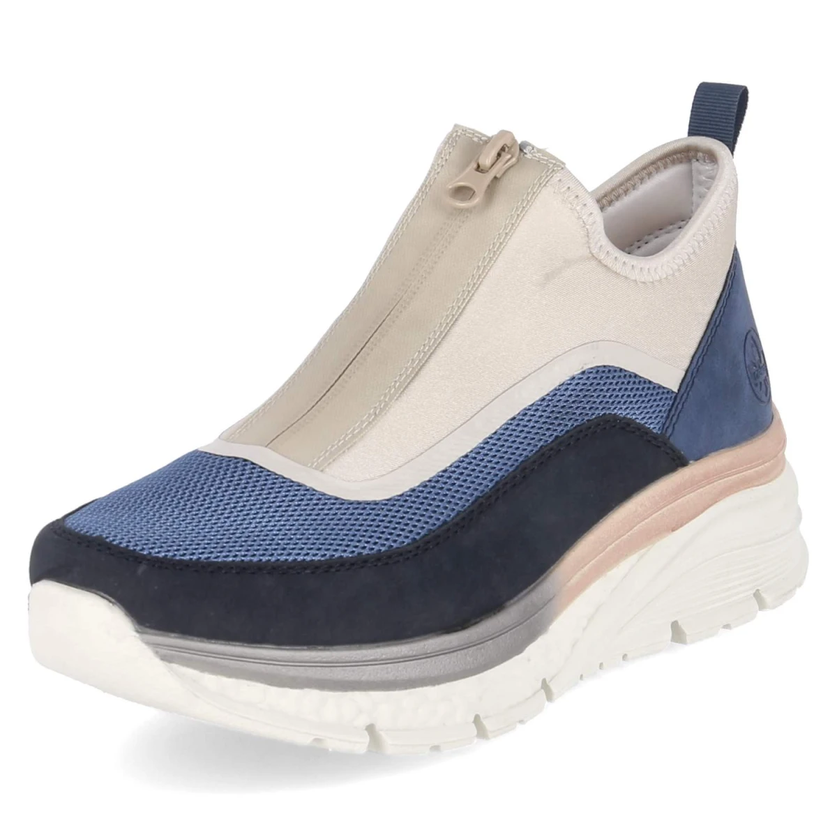 RiekerLow Sneaker - blau Kombi