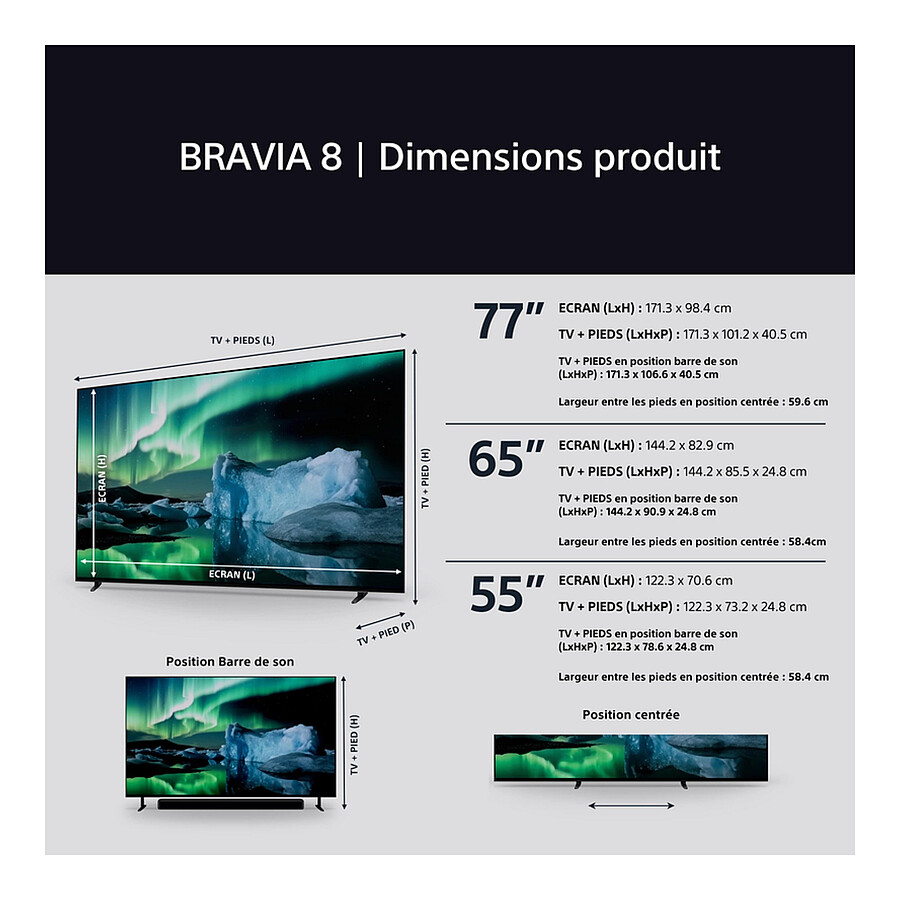 Sony K65XR80 - TV 4K UHD HDR - 164 cm
