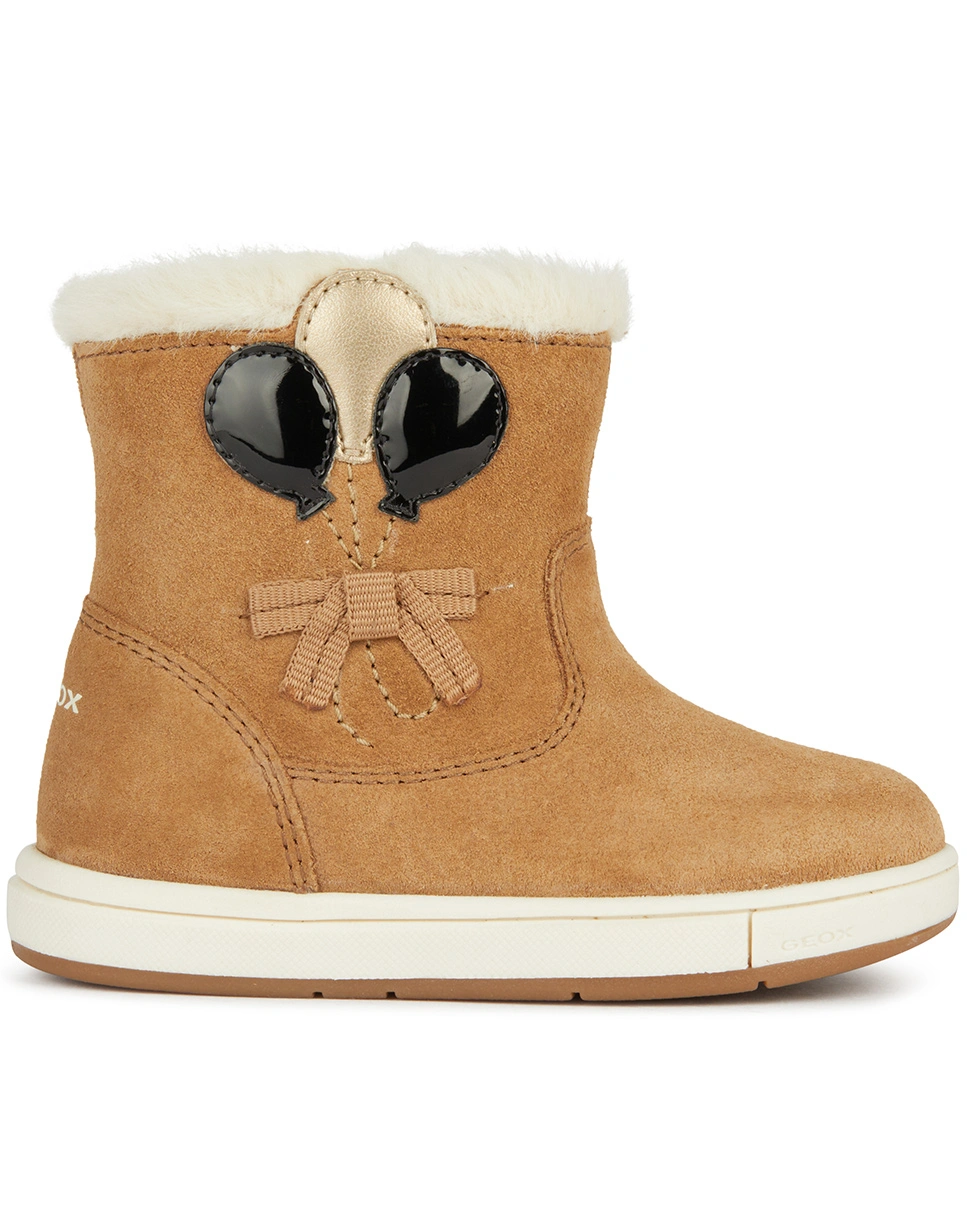 Stiefelette TROTTOLA gefüttert in whisky/black