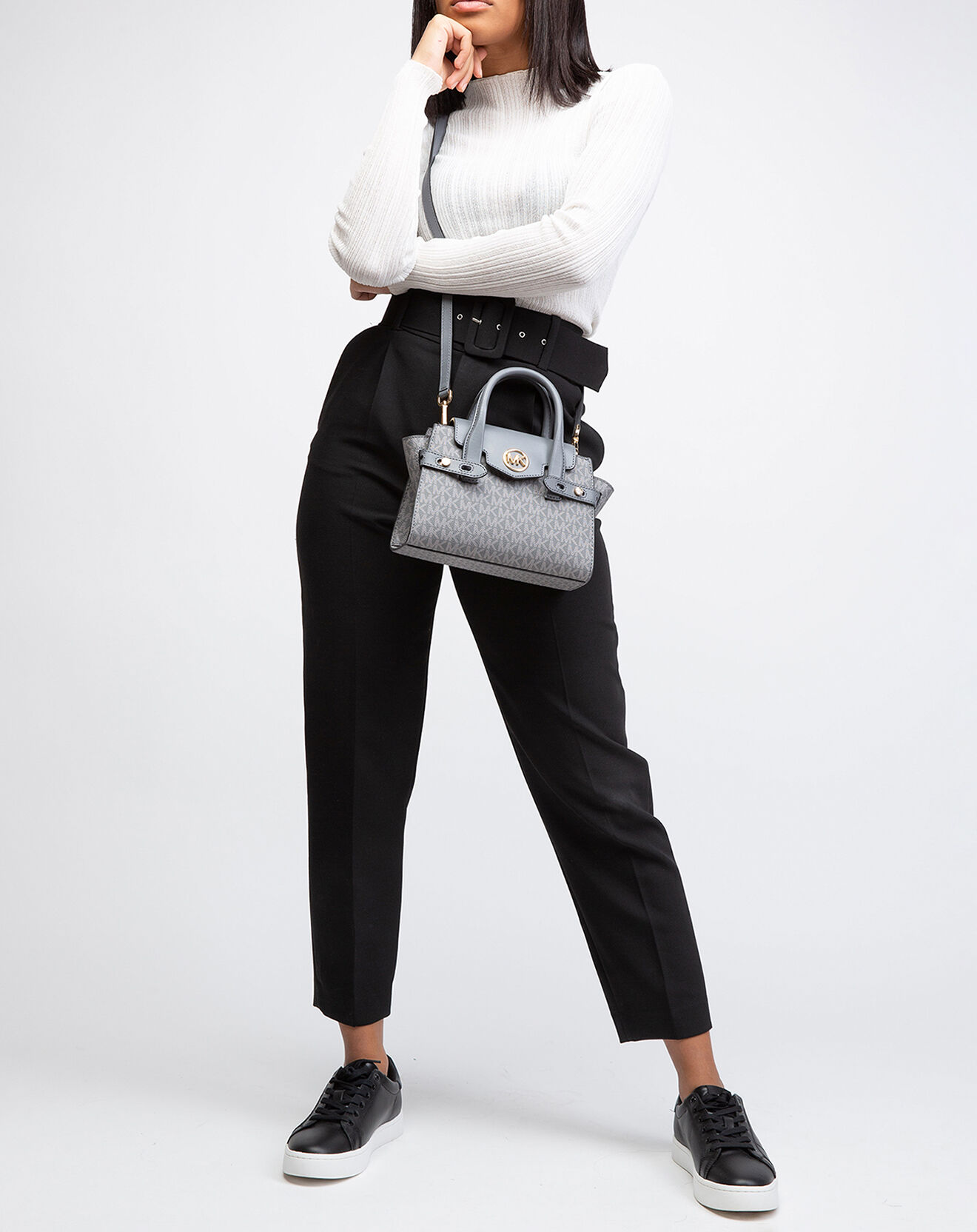 Michael Kors Sac à main Carmen S  gris - 26x17x10 cm