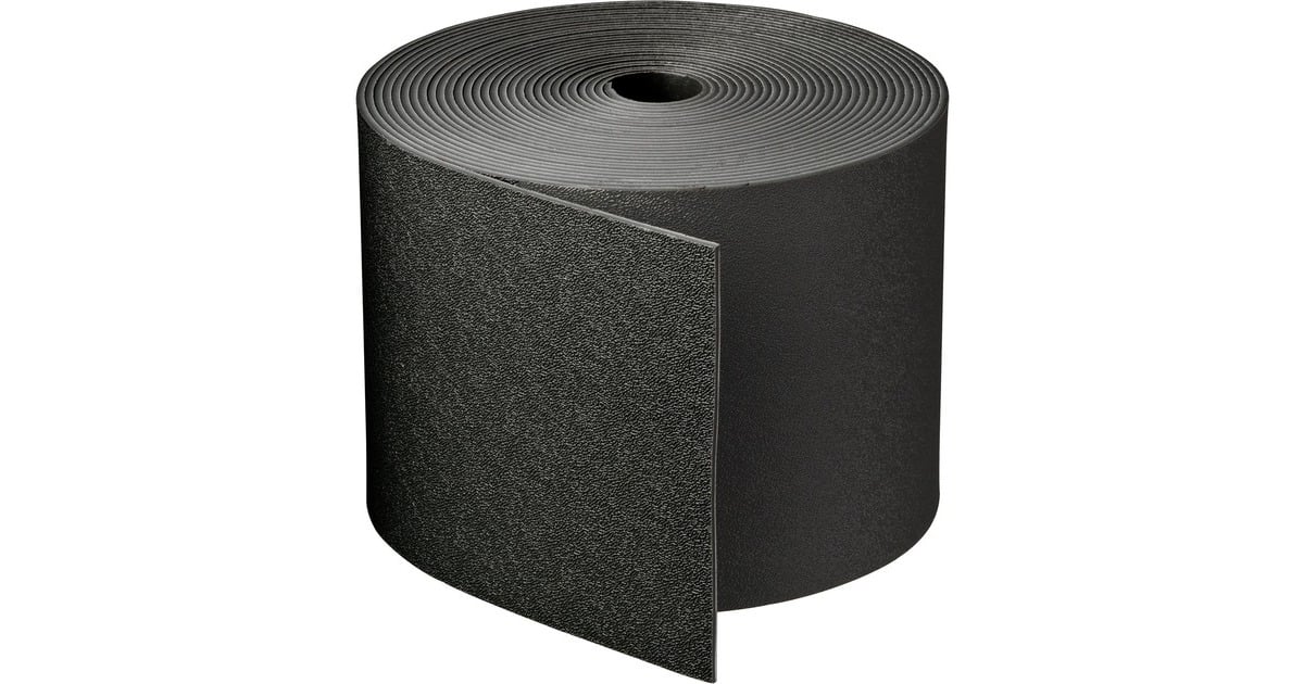 NatureBorderrand van gerecycled polyethyleen begrenzing  (Zwart, 15 cm x 10 m)