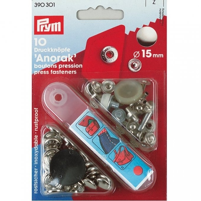 Drucknöpfe 15 mm 10 Stück Anorak