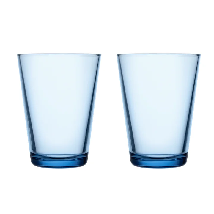 Iittala - Kartio Trinkglas 40 cl, aqua (2er-Set)