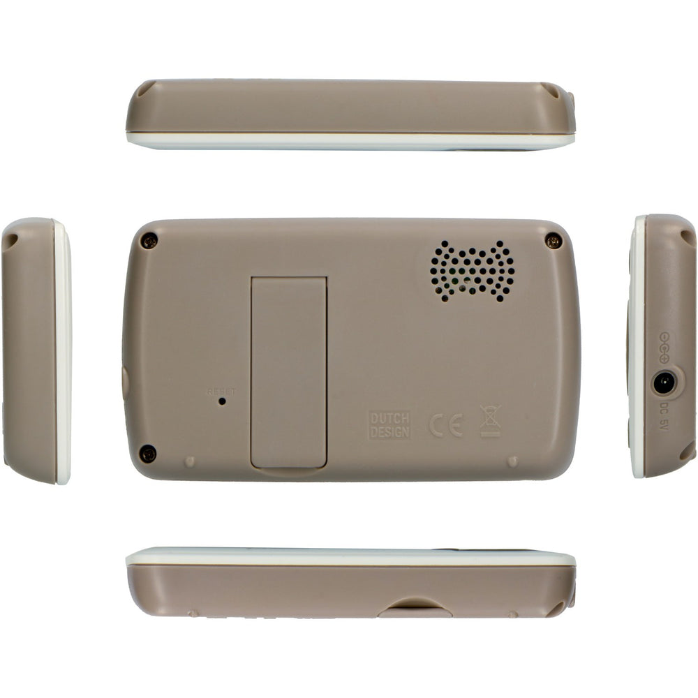Køb Alecto White/Taupe Video Babyalarm 2,4 Tommer Farve Display