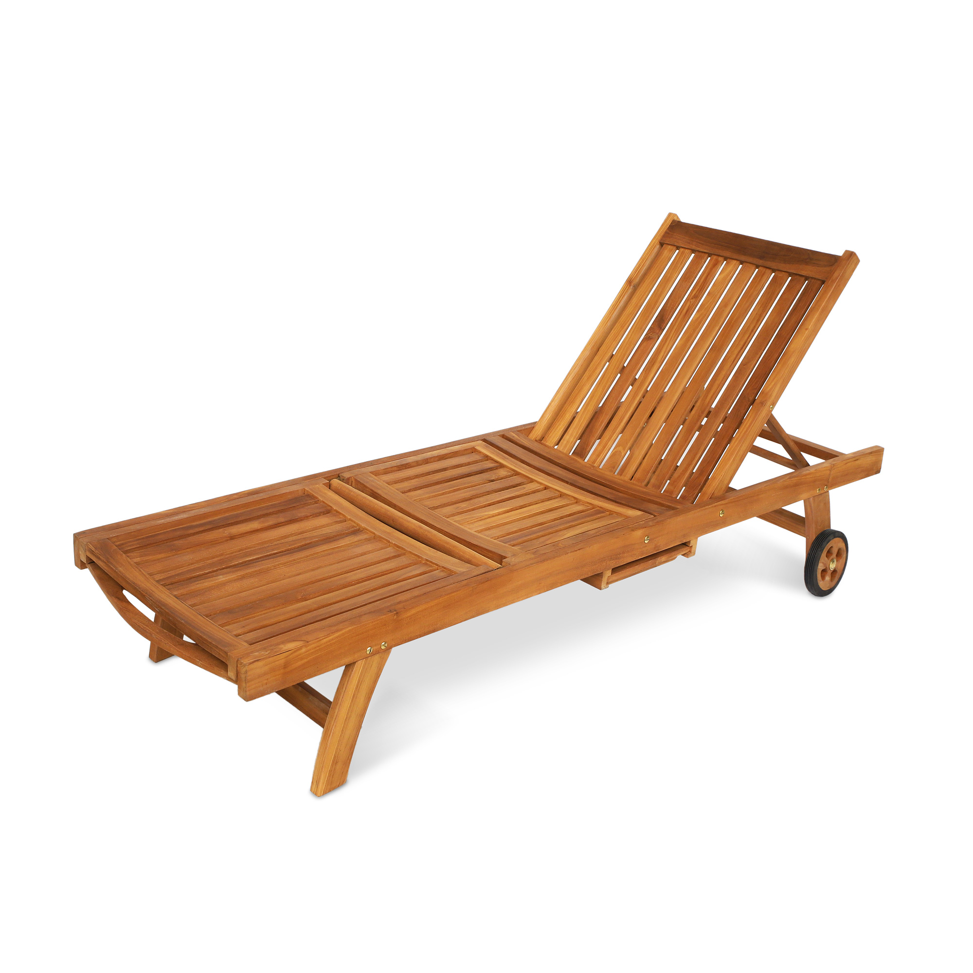 Pool-Lounger, 5-stufig verstellbar, natur, L 205 cm, B 66 cm, H 35 cm günstig bestellen